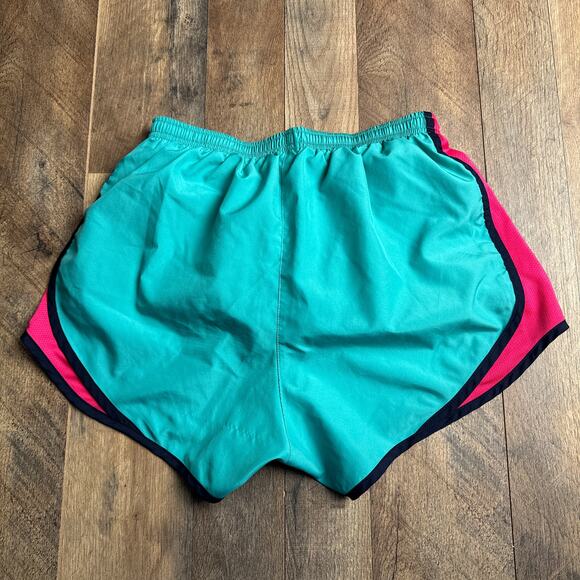 Nike Shorts Women's Size Small Blue Pink Athletic Training Running Fitness 3355 - Picture 2 of 11